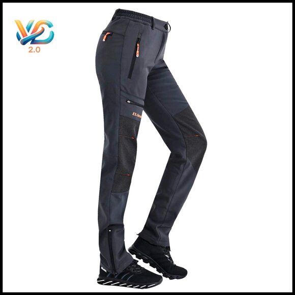 Women's Waterproof Insulated Snow Pants Size 8 Slim Fit Fleece Lined